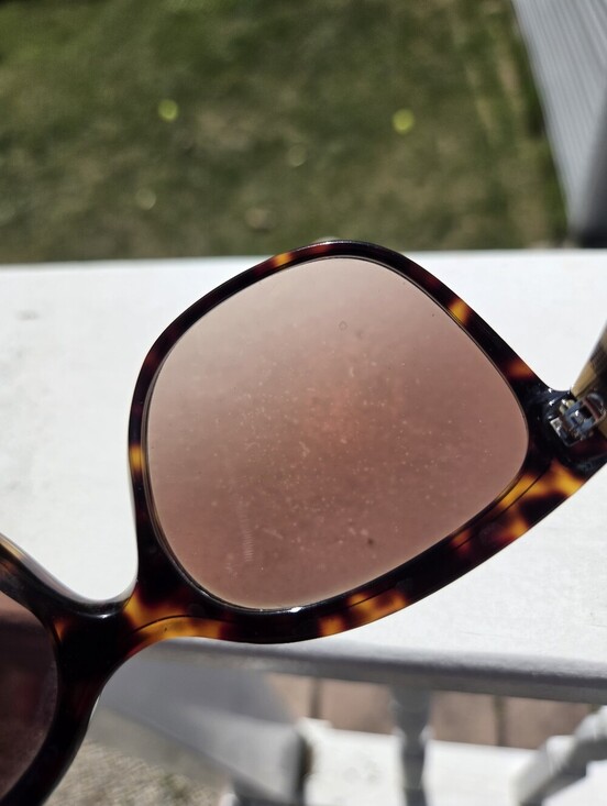 Burberry B 4270 Tortoise Sunglasses Nova Check Plaid Italy READ FLAW NO CASE main image 7